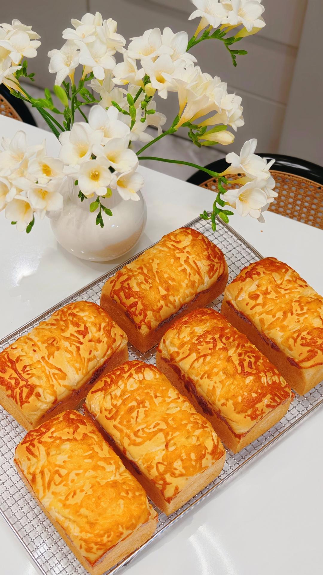 复刻超火的香港嘉多娜芝士吐司｜巨好吃｜芝士脑袋最爱