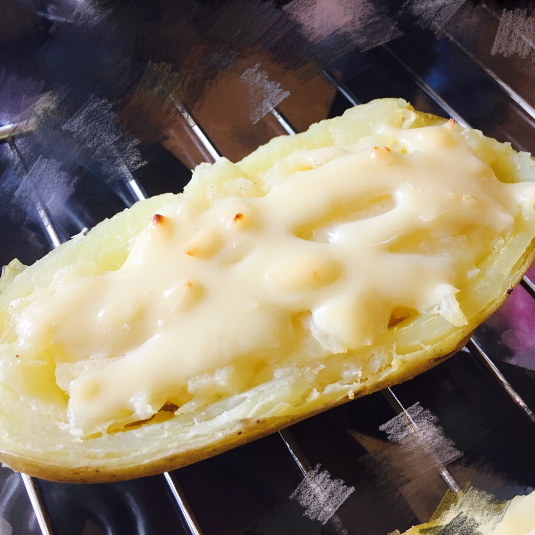 剔骨肉rr做的芝士焗马铃薯