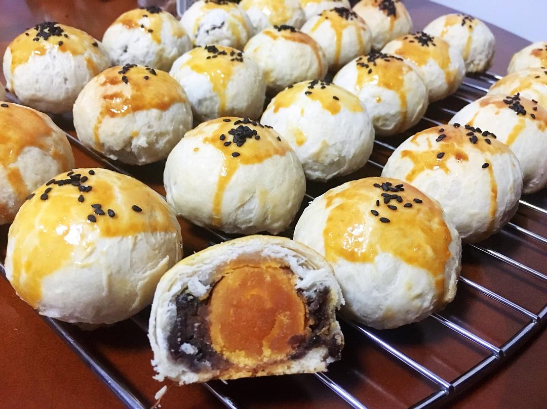 新手蛋黄酥（不用手套膜）