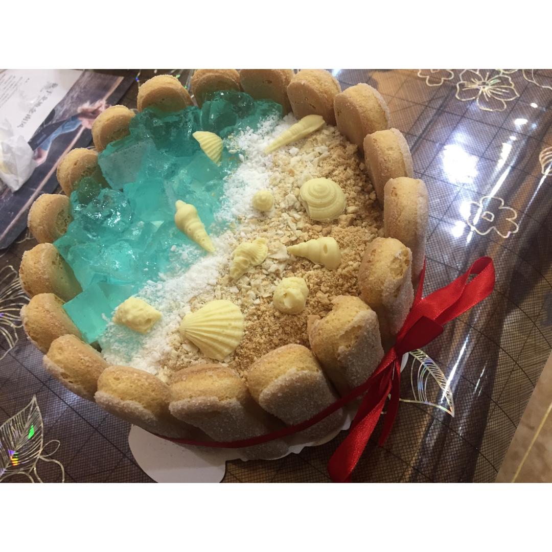 海洋酸奶慕斯蛋糕