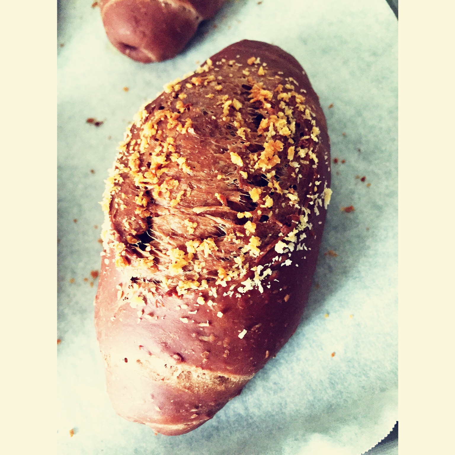 奶油砂糖可可包