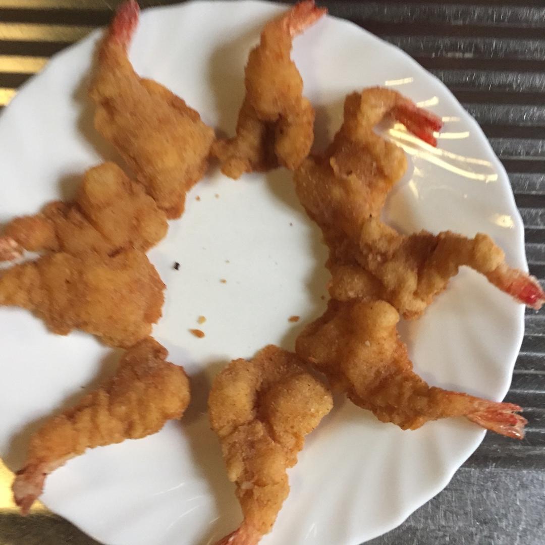 面包糠炸虾