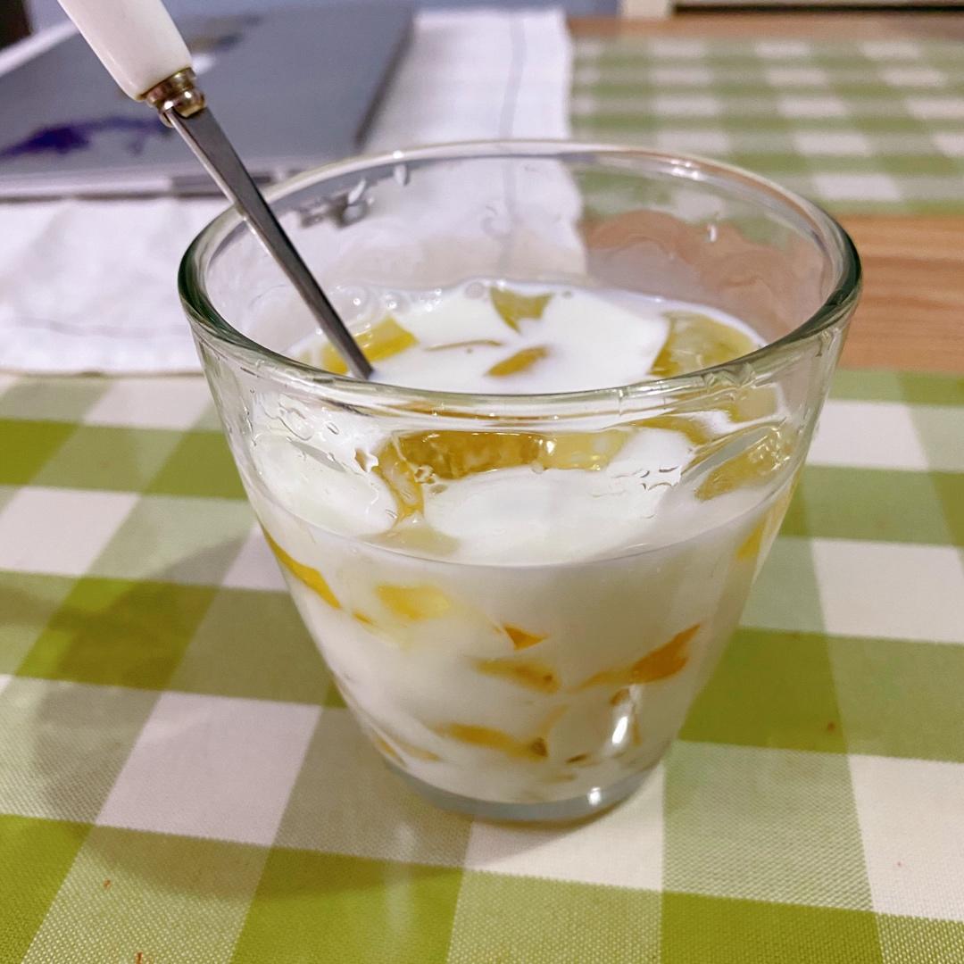 白桃乌龙茶冻