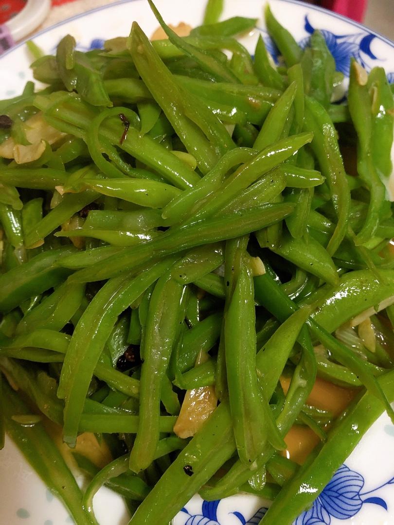 清炒扁豆丝