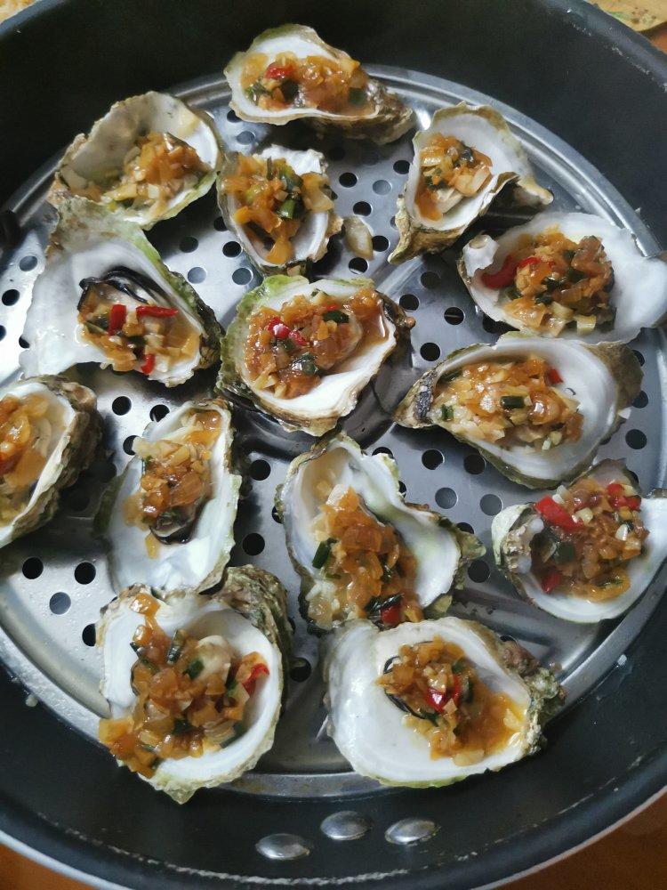 超简单～蒸蒜蓉生蚝