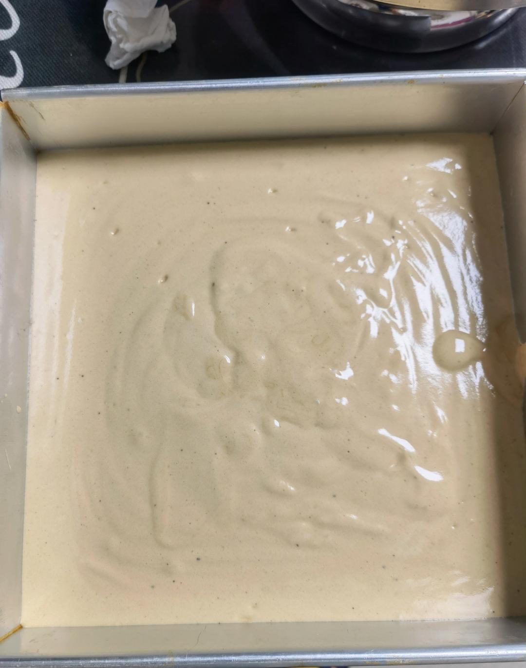 自用一次6寸两个戚风蛋糕，红丝绒生日蛋糕胚