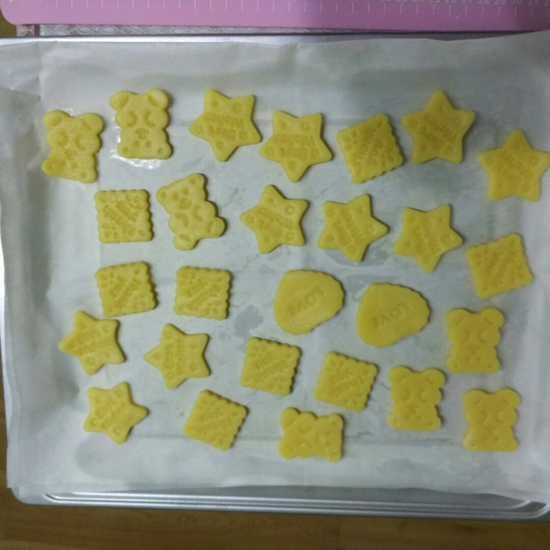 卡通黄油饼干