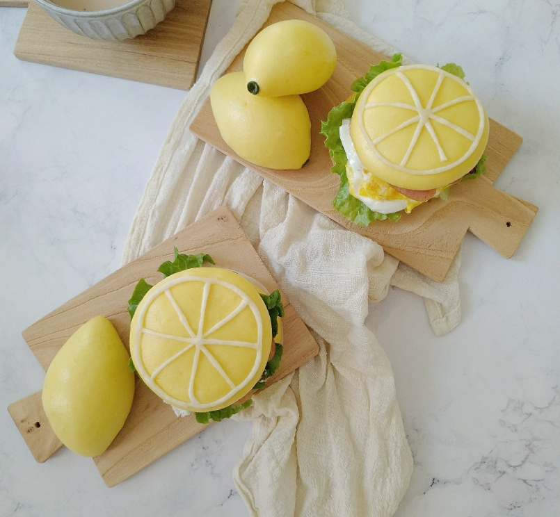 柠檬馒头汉堡的做法