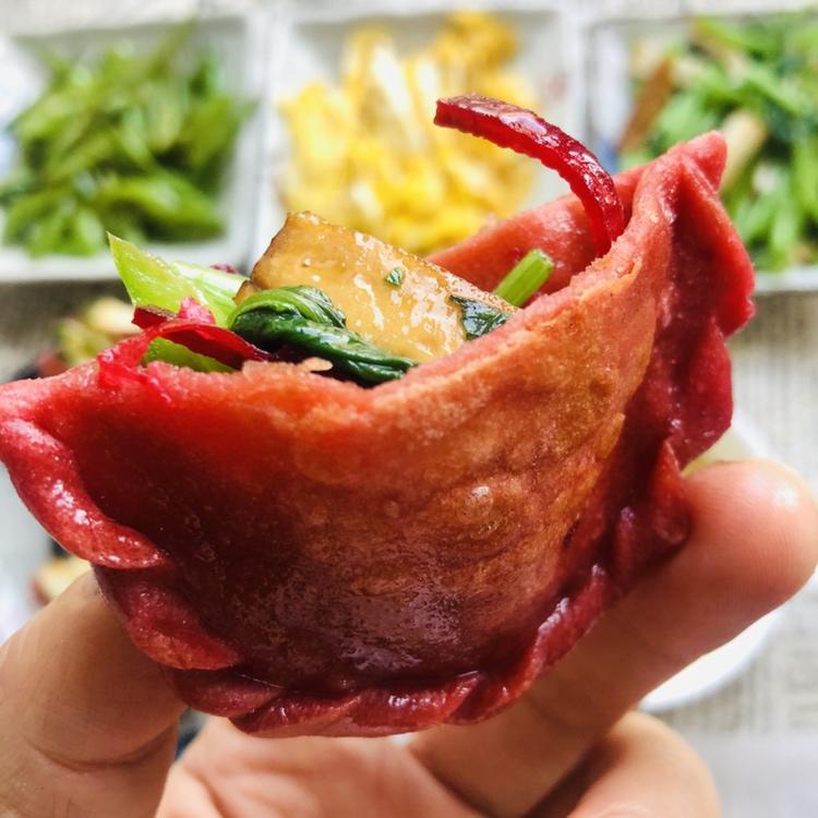 甜菜根口袋饼