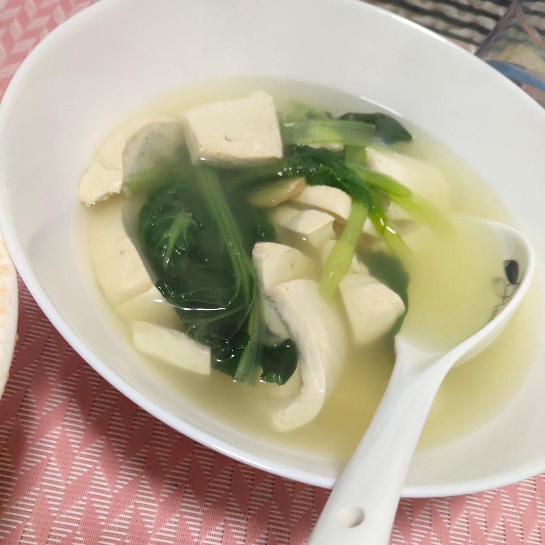 小白菜豆腐汤