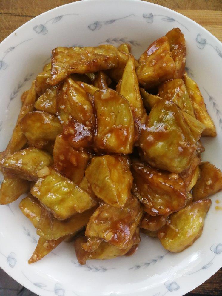 酥皮糖醋茄子