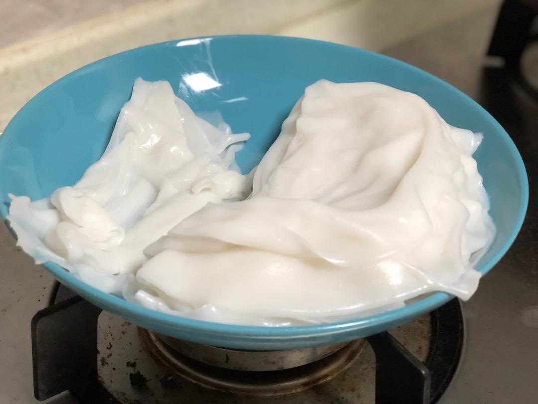 自制贵州米粉，粉皮