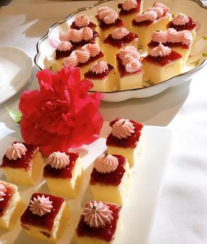 椰香芝士蔓越莓蛋糕   party小甜品的做法 步骤3