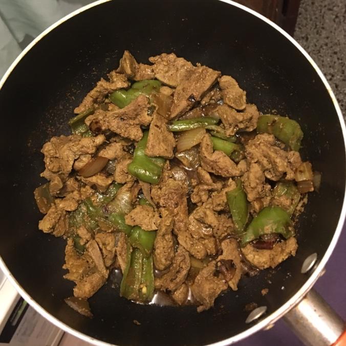 青椒炒猪肝