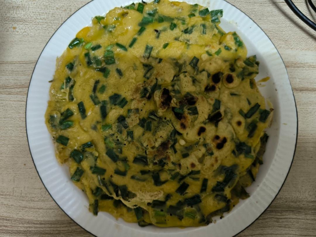 韭菜鸡蛋饼