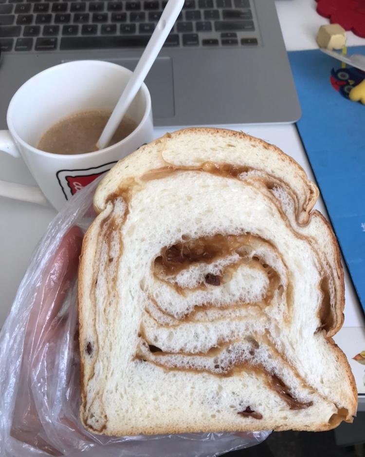双重拉丝的红糖麻薯吐司