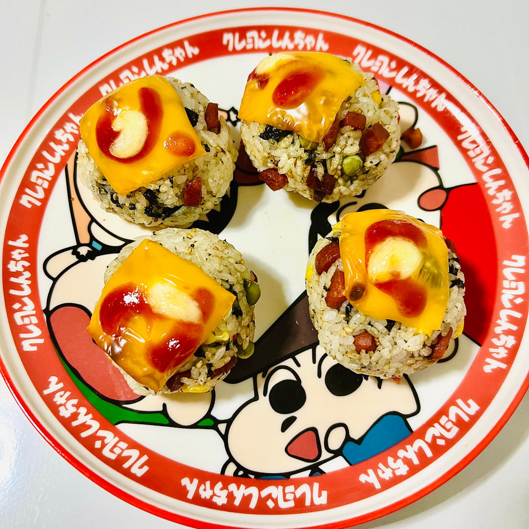 孩子们超喜欢的芝士烤饭团（空气炸锅版）