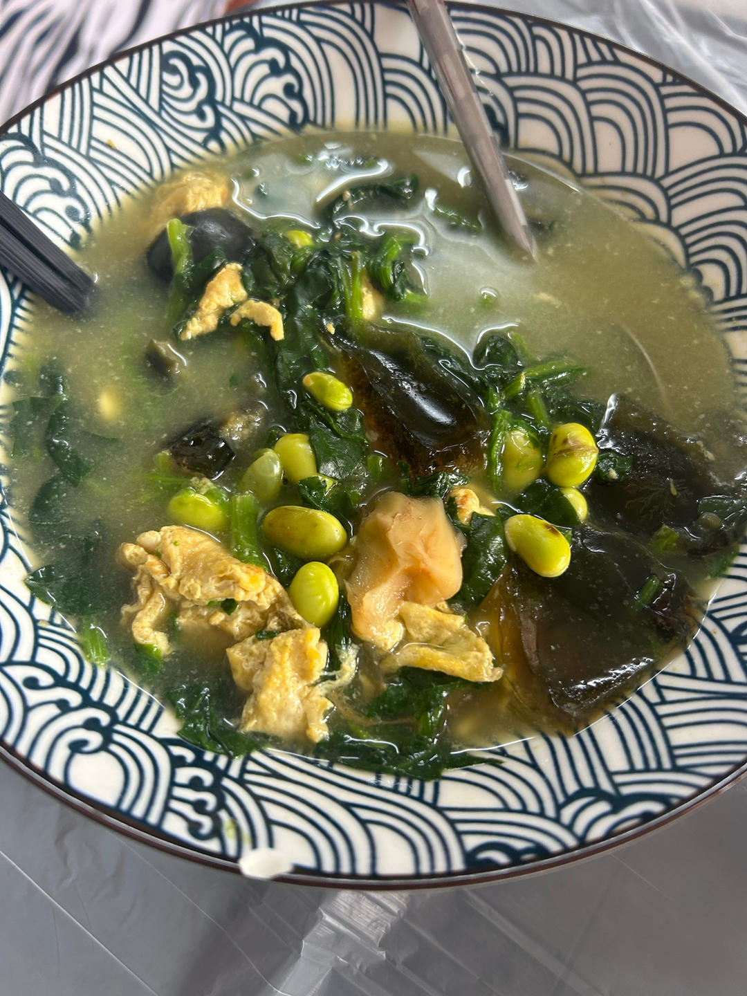 菠菜鸡蛋汤