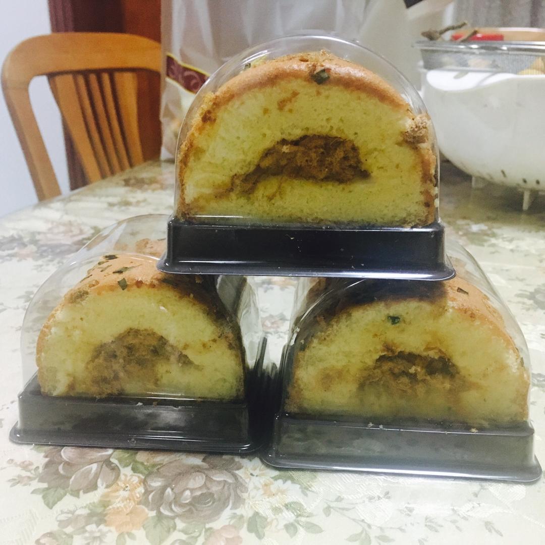 香葱肉松蛋糕卷