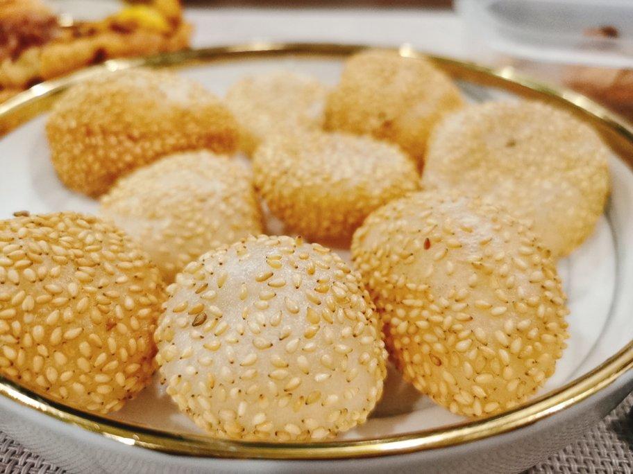 空心麻团-充满空气感的大麻团三种口味