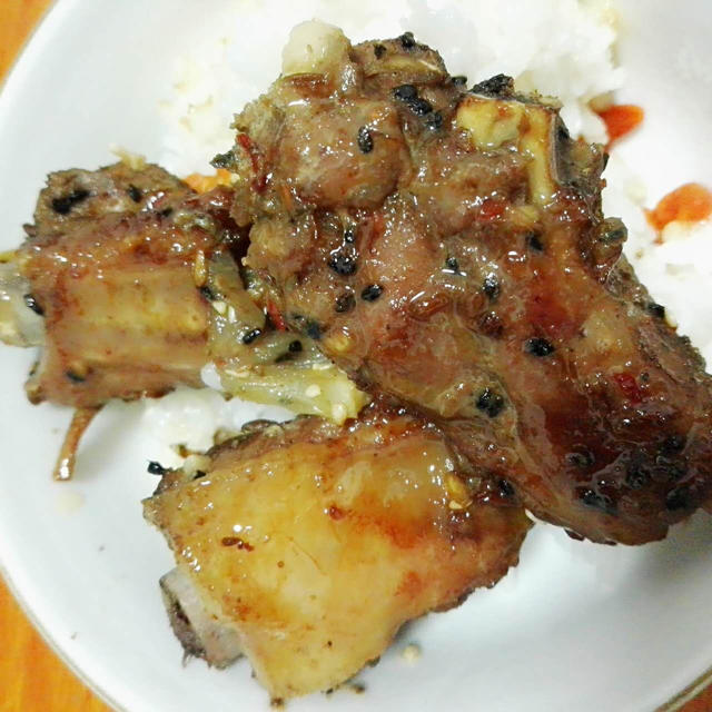 锡纸烤排骨