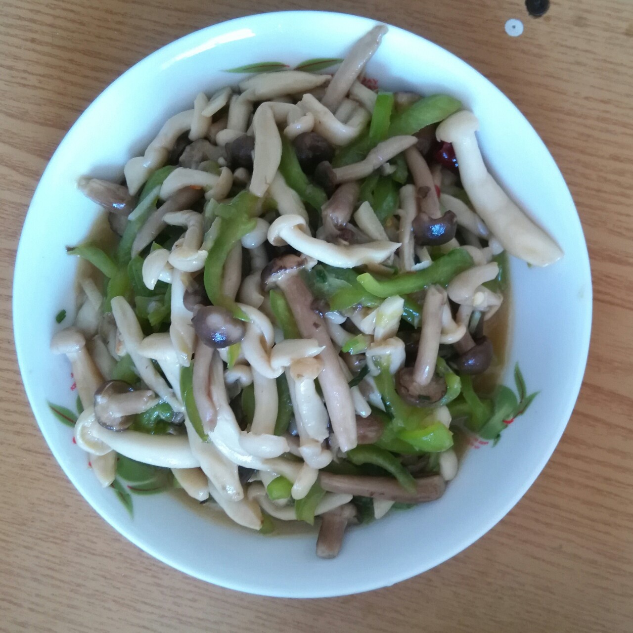 芦笋炒菌菇