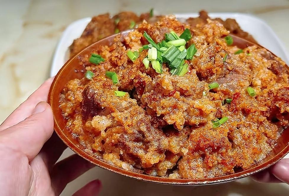 传统小笼粉蒸牛肉（粉蒸肉）
