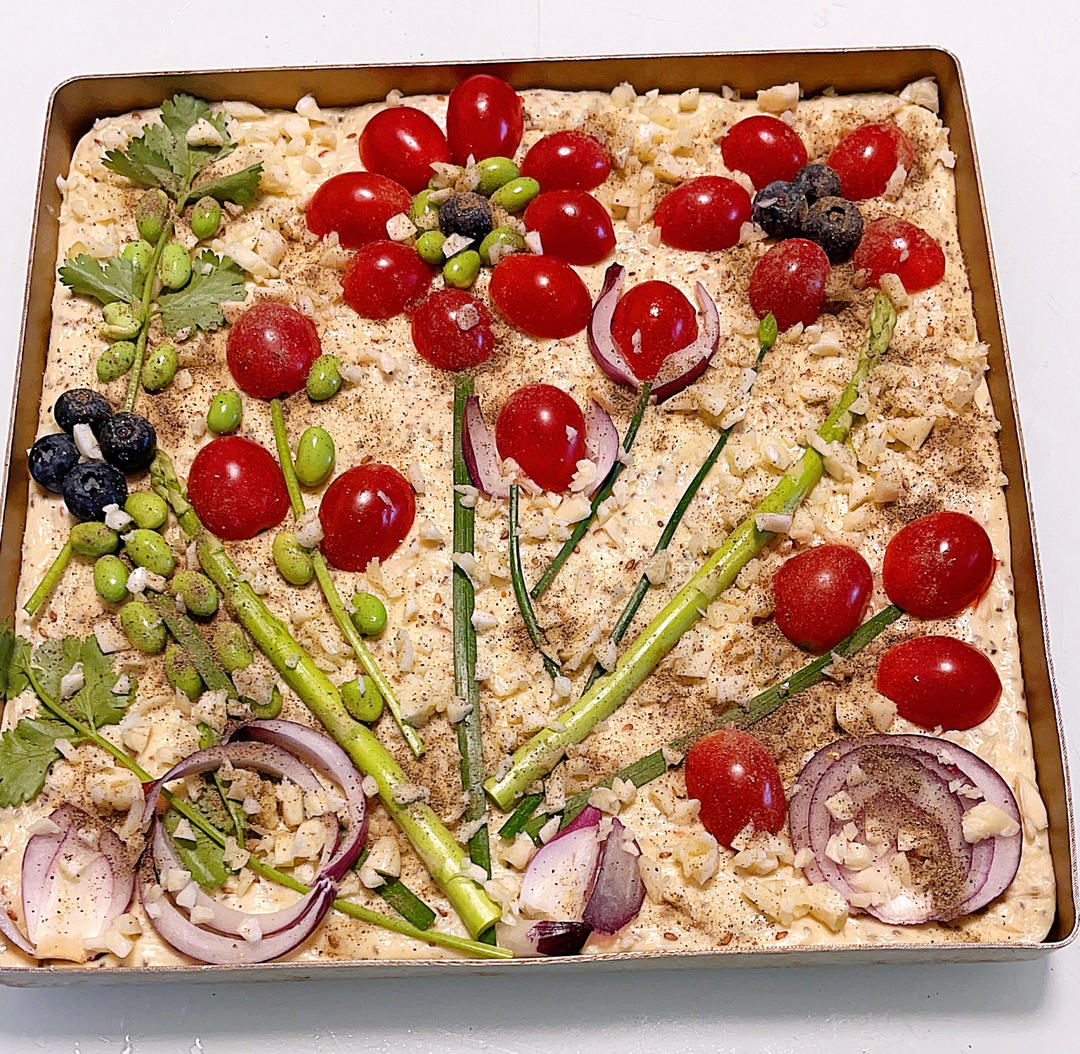 旋风卷边麻薯肉松披萨