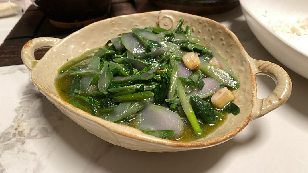 你们那儿是怎样吃红油菜的