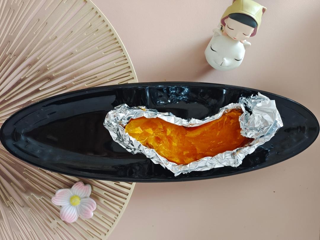 【微波炉栗子x红薯】
