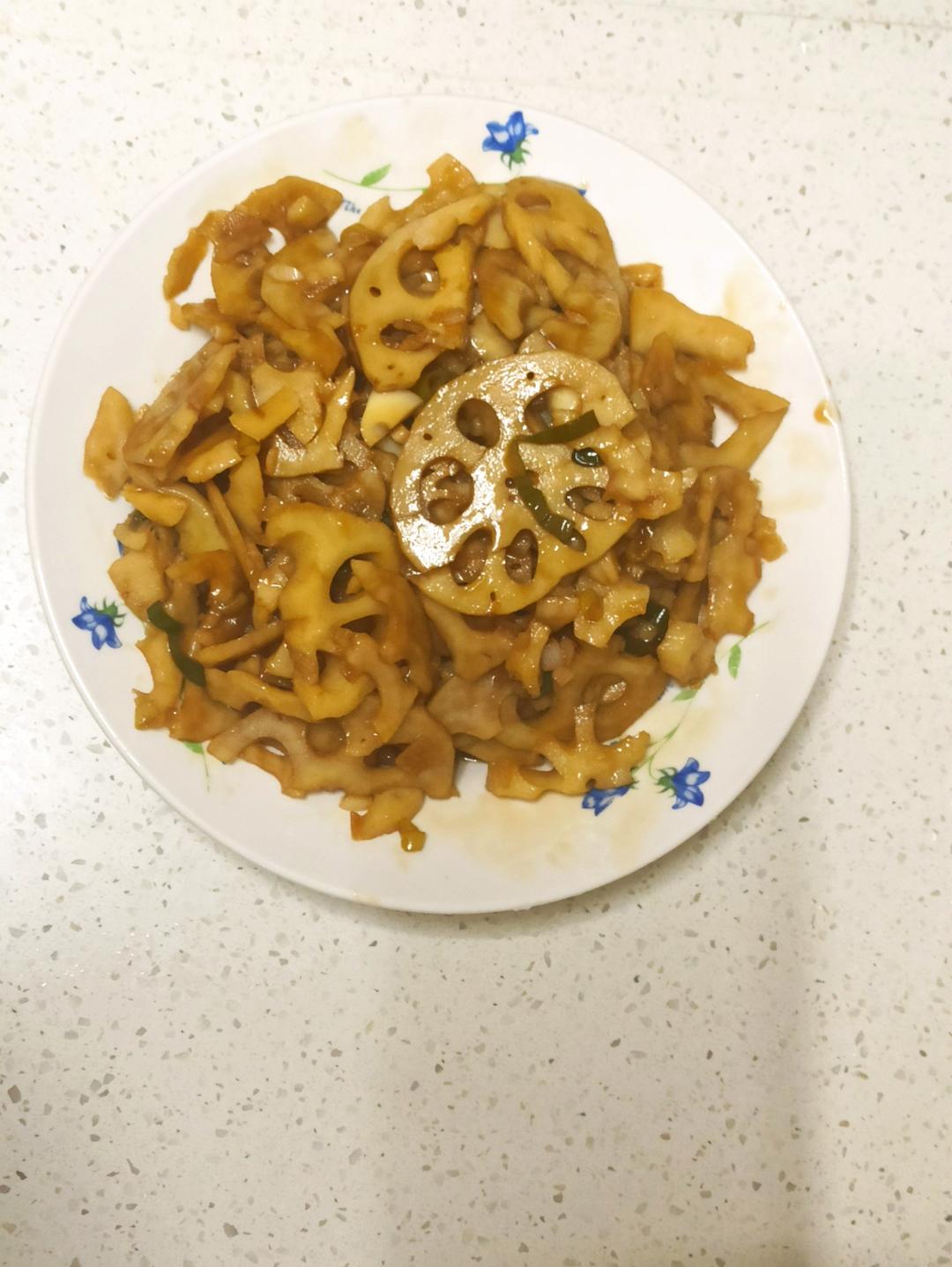 最简单味道惊艳的糖醋藕片