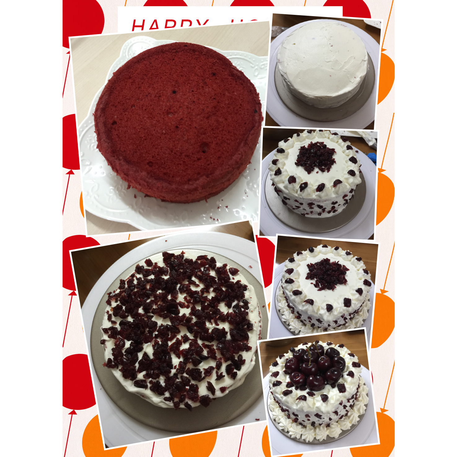 暖心红丝绒蛋糕［6寸绵软戚风版 ］