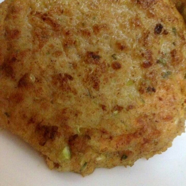 鸡蛋肉饼