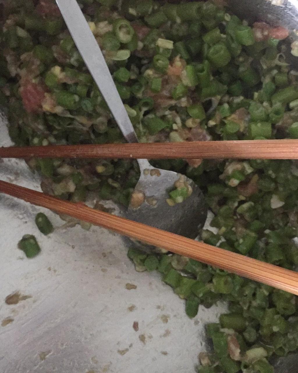 包子馅之豇豆猪肉馅
