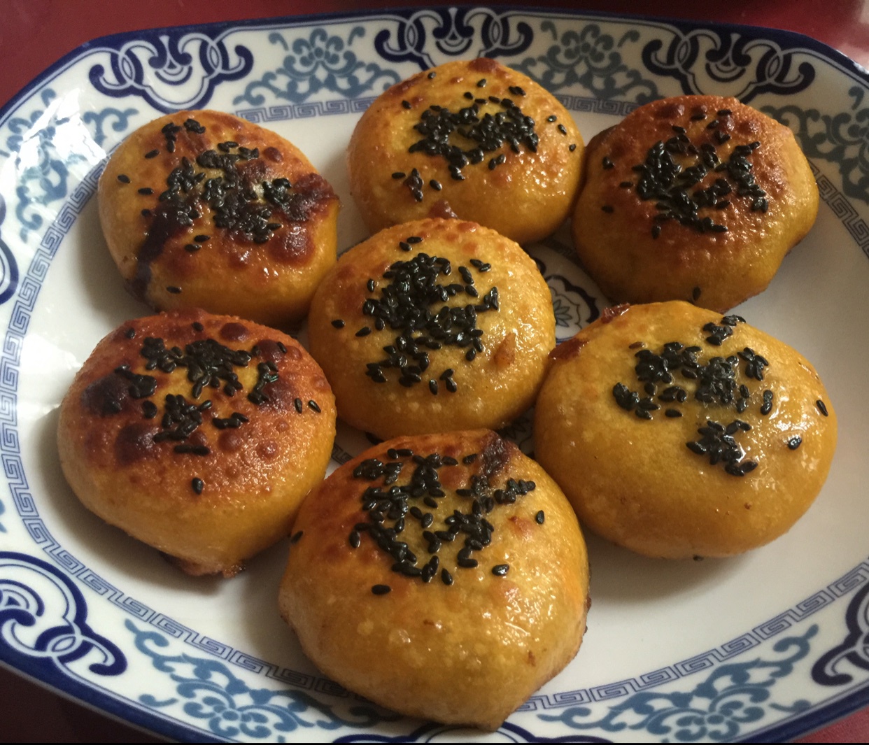红豆番薯饼
