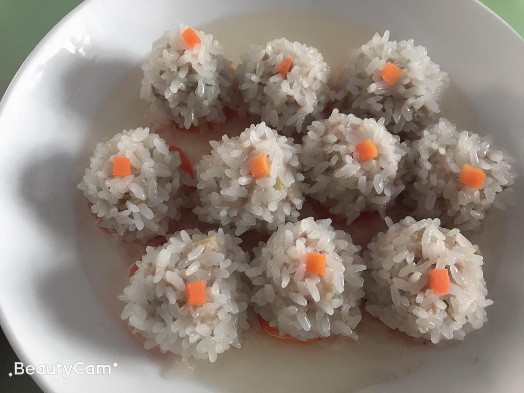 蒸糯米丸子