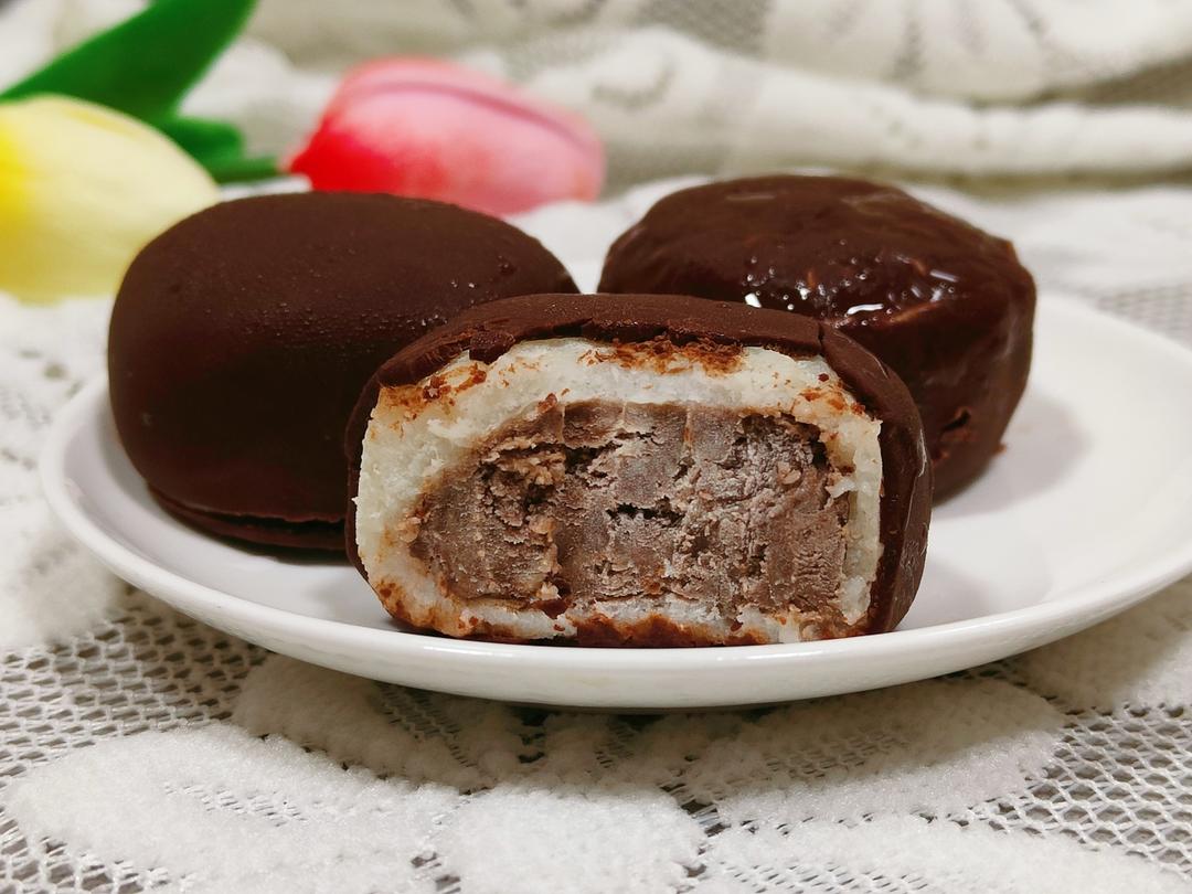 巧克力脆皮月饼