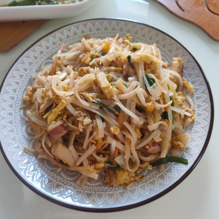 泰式虾仁炒河粉【食材包操作说明】