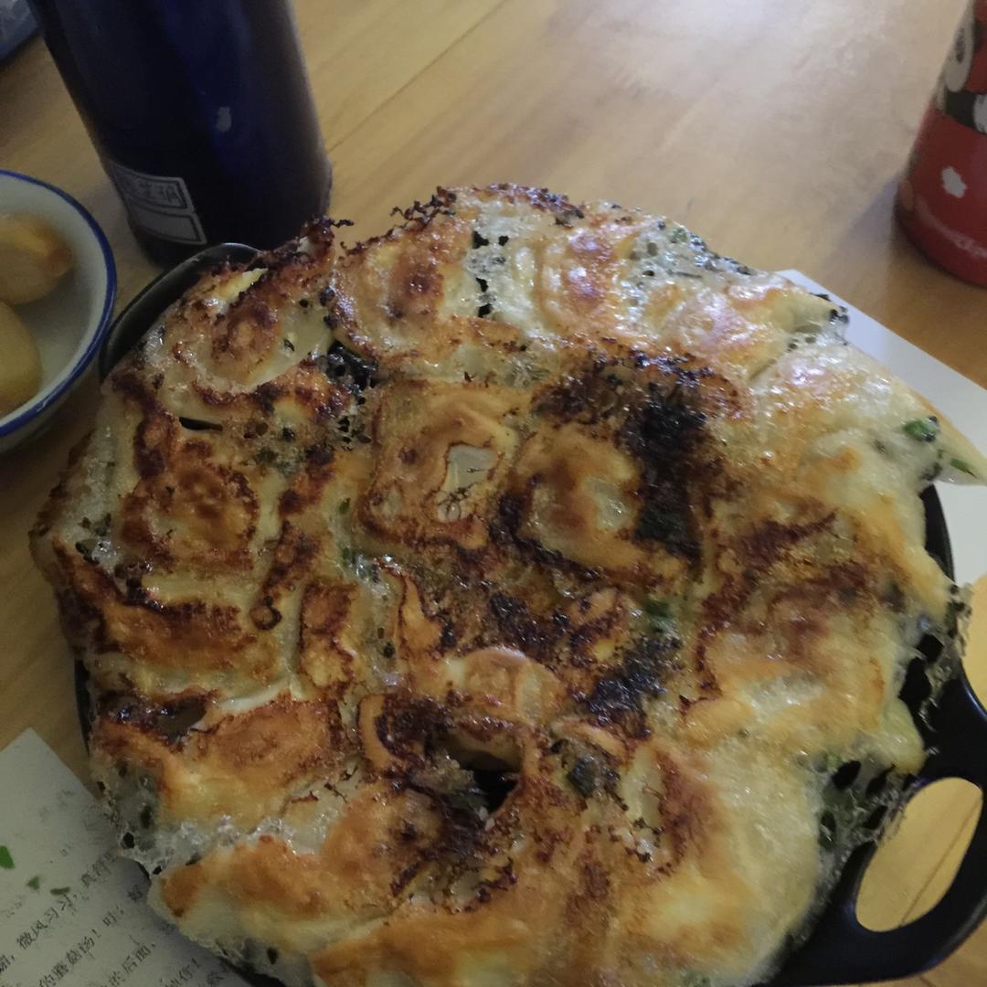 早餐来一锅香脆的生煎饺子