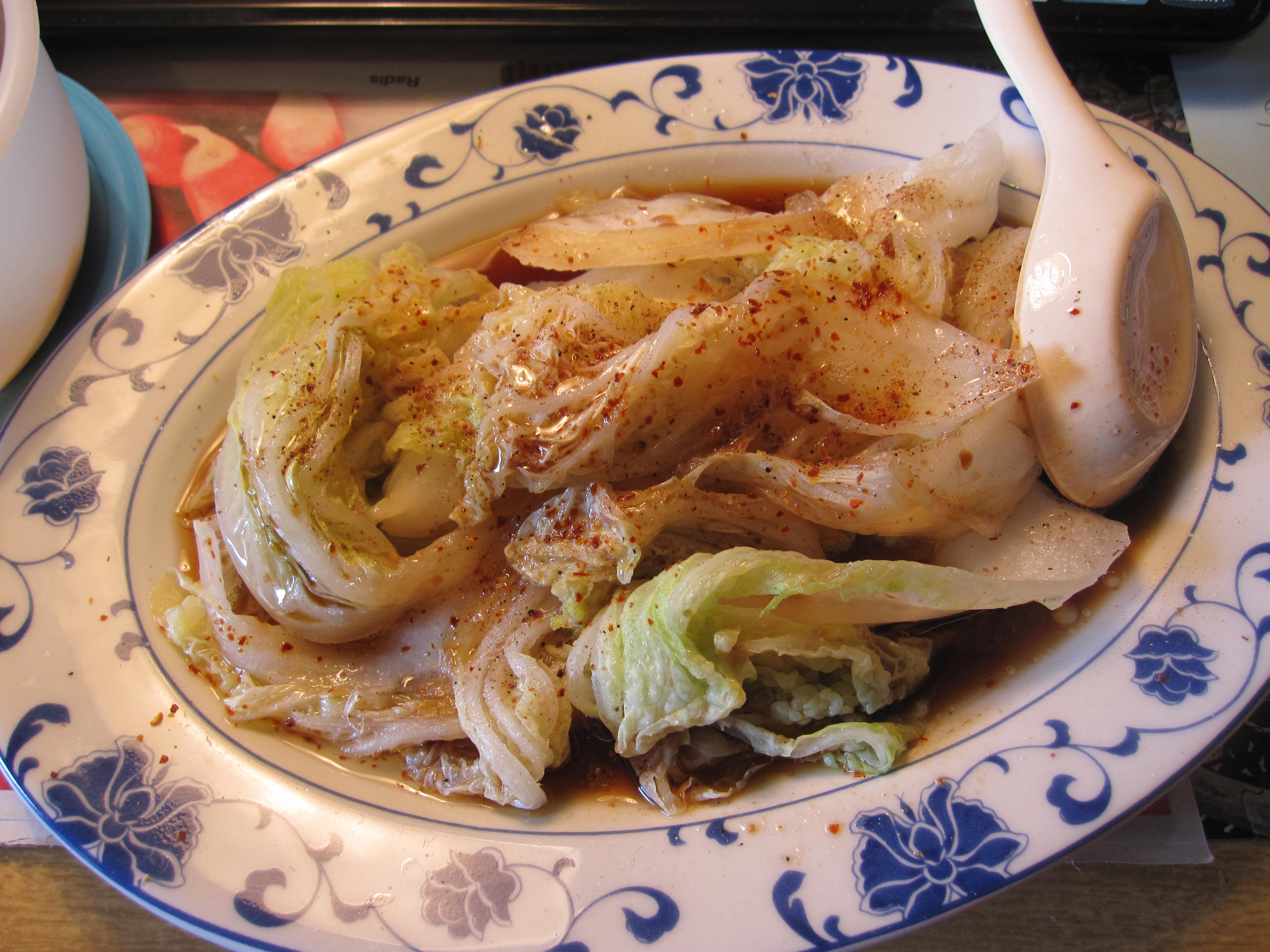响油白菜
