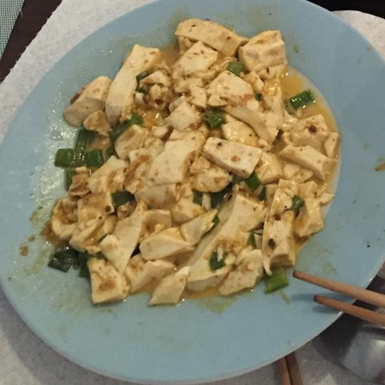 老丁的私房菜-蟹黄豆腐