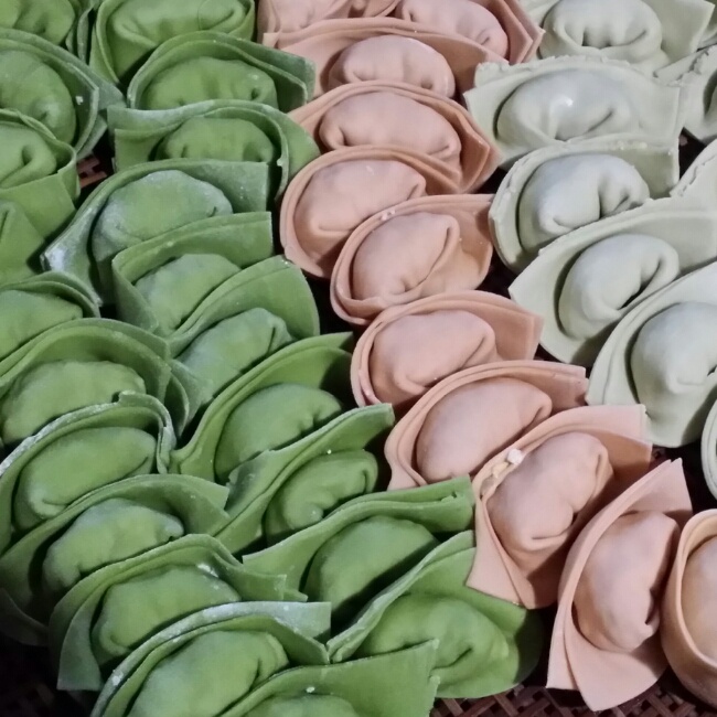 虞山小妖做的彩色馄饨——靓丽又美味哦