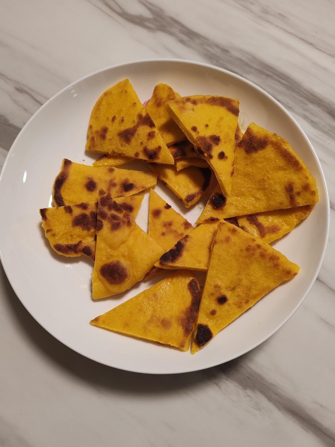南瓜半发面烙饼