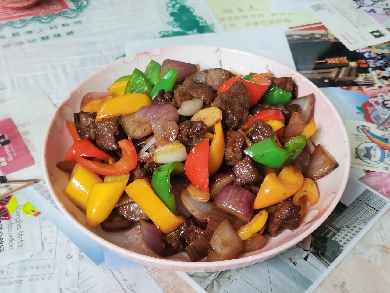 澳洲牛肉｜彩椒炒牛肉粒的做法