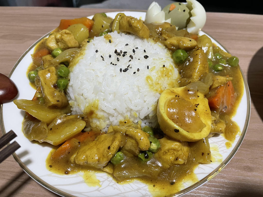 咖喱鸡肉饭