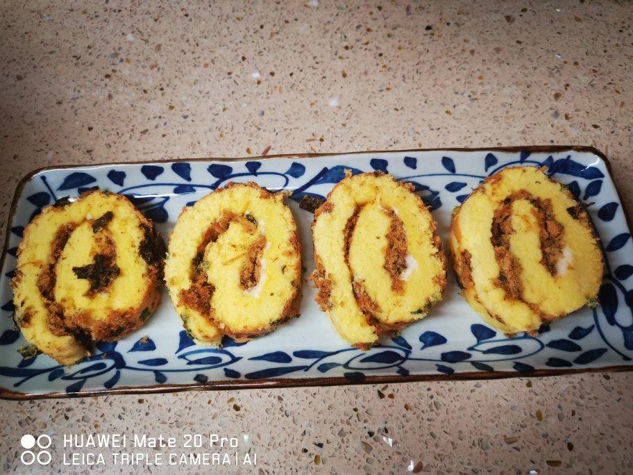 香葱肉松卷 蛋糕卷-无敌美味