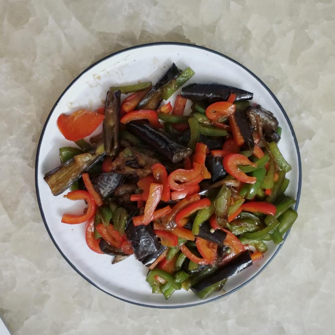 彩椒茄子