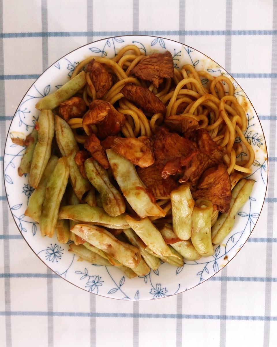 超详细的豆角肉丝焖面(正宗河南做法）