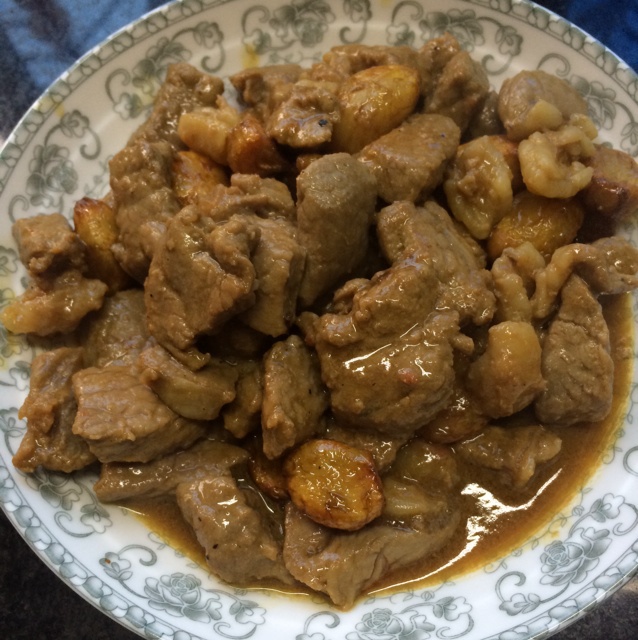 黑蒜子牛肉粒