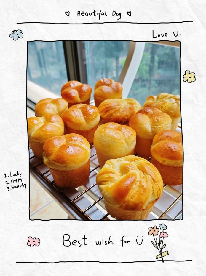 一次发酵的老面包